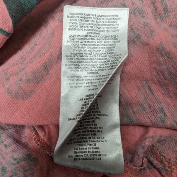 Guess Los Angeles Pink Palm Tree XXX Miami Vice T-shirt Men's Tee Top Size S - Picture 10 of 10